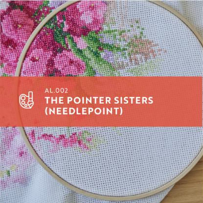 Picture of AL.002 The Pointer Sisters (Needlepoint)