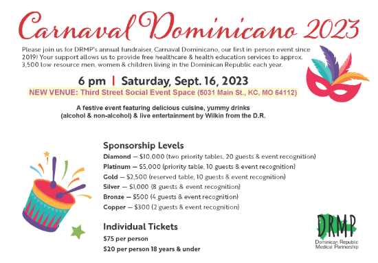 Picture of DRMP Carnaval Dominicano 2023 - PLEASE NOTE CHANGE OF VENUE