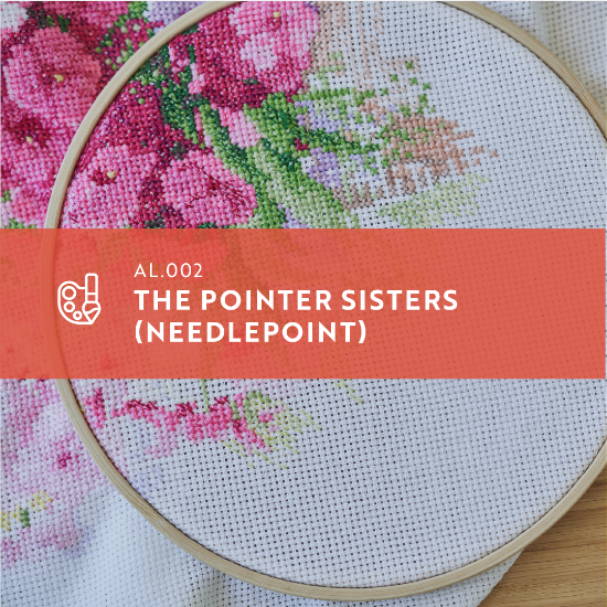 Picture of AL.002 The Pointer Sisters (Needlepoint) F24